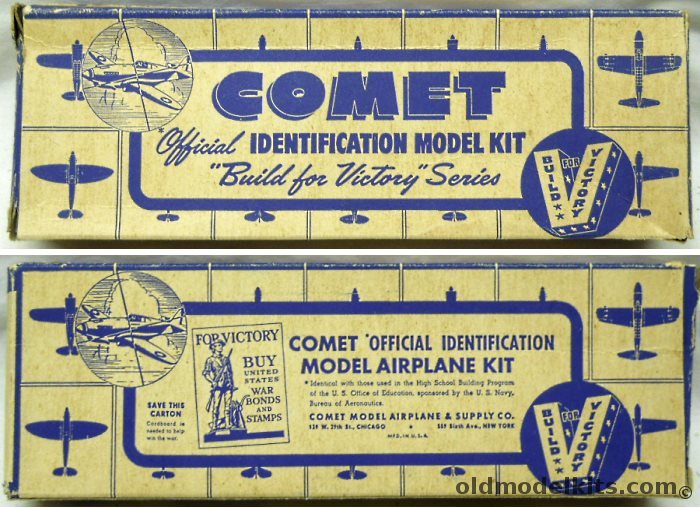 Comet 1/72 Grumman F4F-4 Official Identification Kit - 'Build For Victory', 1A-2 plastic model kit